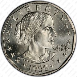 1 доллар 1999, доллар Сьюзен Энтони