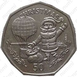 50 пенсов 1994, Рождество