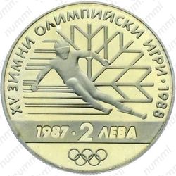 2 лева 1987, Калгари 1988