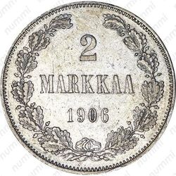 2 марки 1906, L - Реверс