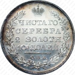 полтина 1828, СПБ-НГ - Реверс