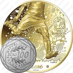 100 евро 2016, ЧЕ по футболу