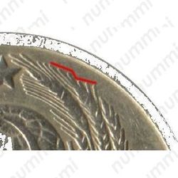 10 копеек 1984, справа от звезды наружная гребенка остей образует уступ