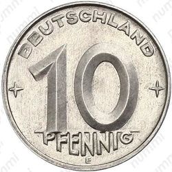 10 пфеннигов 1950