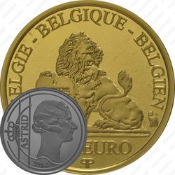 12,5 евро 2014, королева Астрид