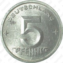 5 пфеннигов 1949, А