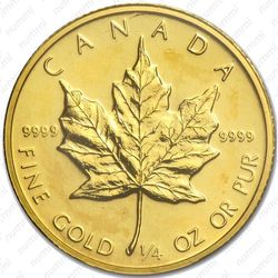 10 долларов 1986, кленовый лист