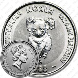 25 долларов 1988, коала