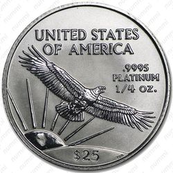 25 долларов 1997, американский орёл