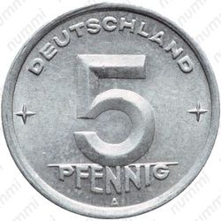 5 пфеннигов 1948, А