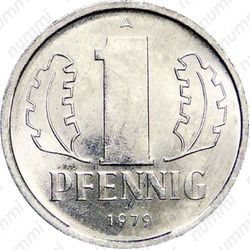 1 пфенниг 1979, А