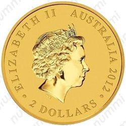 2 доллара 2012, кенгуру