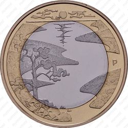 5 евро 2013, лето - Реверс