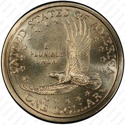 1 доллар 2000, Сакагавея - Реверс