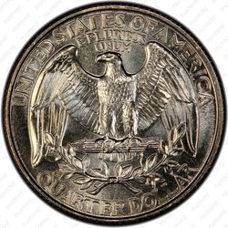 25 центов 1996 - Реверс