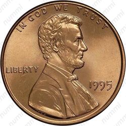 1 цент 1995 - Аверс