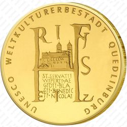 100 евро 2003, Кведлинбург