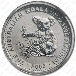 5 долларов 2000, коала