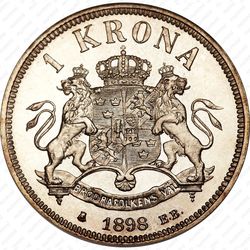 1 крона 1898