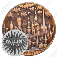 Настольная медаль «Таллин 1154»
