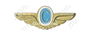 Знак бортпроводника Гражданской Авиации (ГА) СССР 