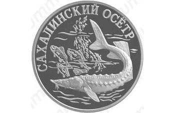 1 рубль 2001, осётр