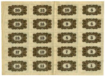 90 рублей 1919, Купон от Билетого Государственного 4 1/2% займа 1917 г. в 200 рублей, фото , изображение 3