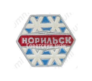 Знак «Город Норильск. Тип 6»