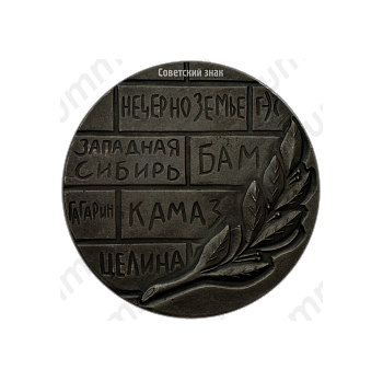 Настольная медаль «Всесоюзный слет студенческих отрядов»