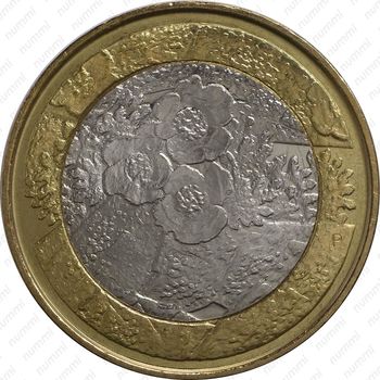 5 евро 2012, флора - Реверс