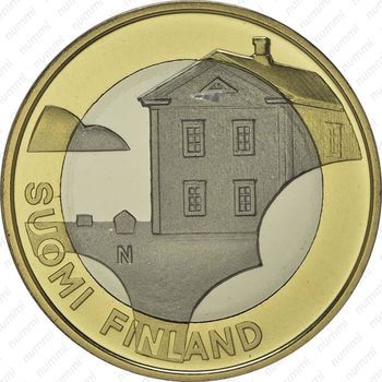5 евро 2013, дом - Аверс