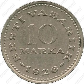10 marka 1926 - Реверс