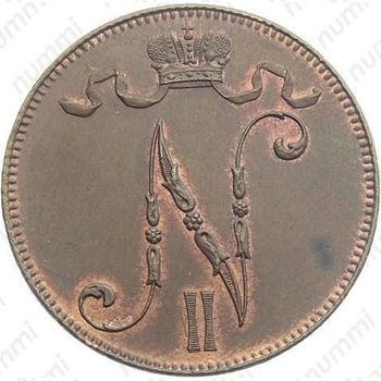 5 пенни 1897 - Аверс