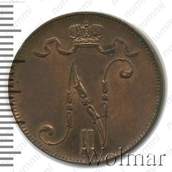 5 пенни 1905 - Аверс