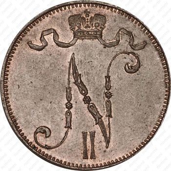 5 пенни 1906 - Аверс