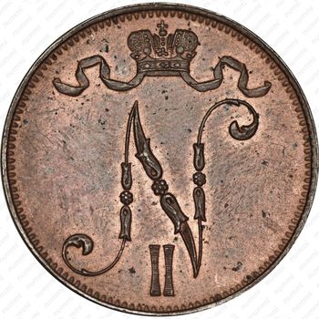 5 пенни 1911 - Аверс