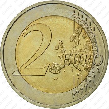 2 евро 2008, Гамбург - Реверс