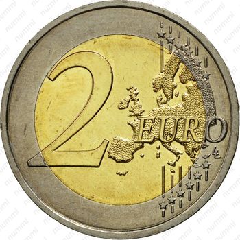 2 евро 2012, регулярный чекан Монако - Реверс