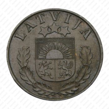 2 сантима 1937 - Аверс