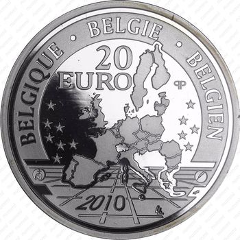 20 евро 2010, Фландрийский пёс - Аверс
