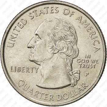 25 центов 1999, P - Аверс