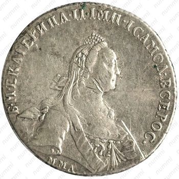 1 рубль 1775, ММД-ВК-СА - Реверс