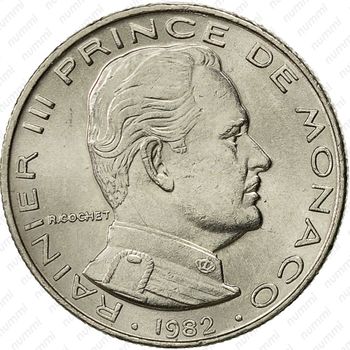 1/2 франка 1982 - Аверс