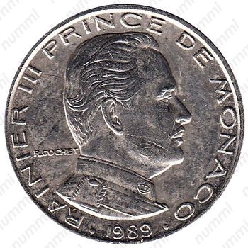 1 франк 1989 - Аверс