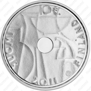 10 евро 2011, Кай Франк - Аверс