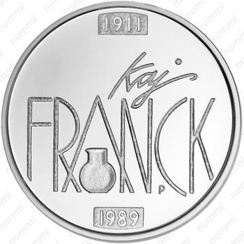 10 евро 2011, Кай Франк - Реверс