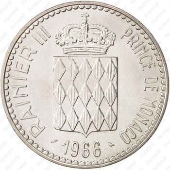 10 франков 1966 - Реверс