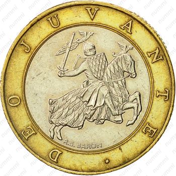 10 франков 1991 - Аверс