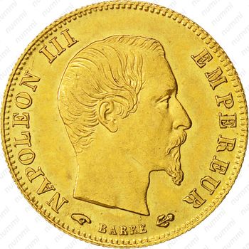 5 франков 1860, A - Аверс