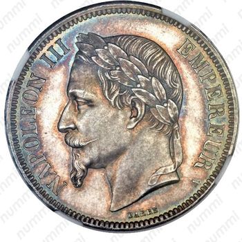 5 франков 1861 - Аверс